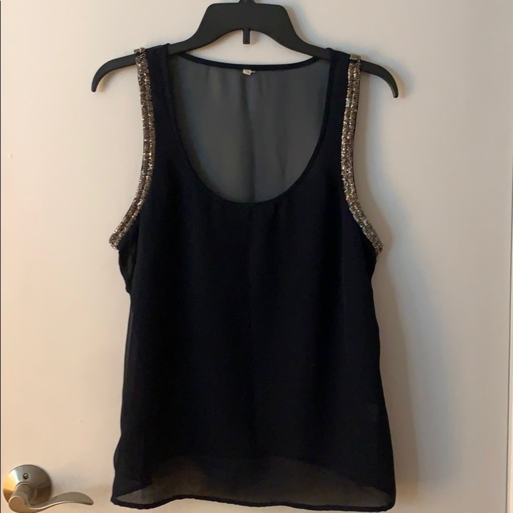 Beaded tank top
